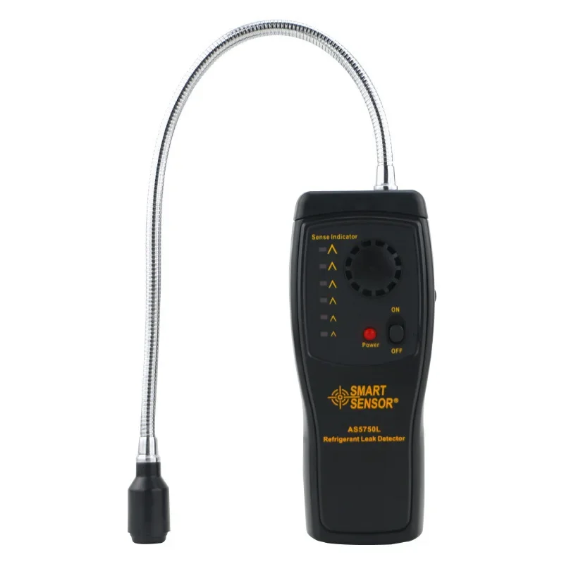 AS5750 Freon Leak Detector Halogen Refrigerant Gas Leakage Tester HVAC Air Condition R22 R410A R134A CFC  AS5750L/AS5750