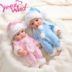 30cm Reborn Baby Dolls Realistic Dolls Toys Girl Real Lifelike Baby Dolls Reborn Full Body Soft Vinyl Baby Doll Christmas Gifts