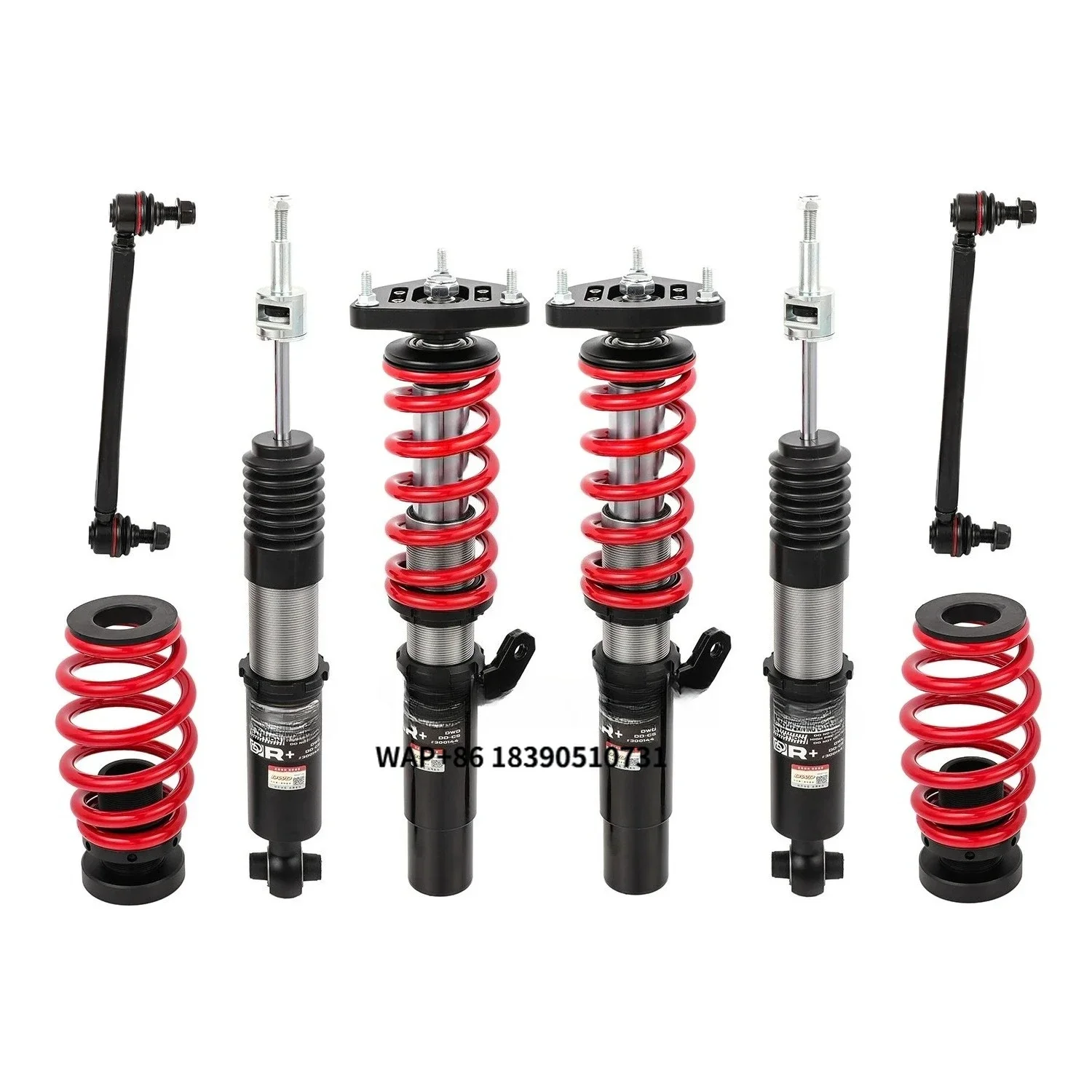 DWD DC-AUD004 High Damping Force Inverted Racing Monotube Coilover Shock Absorbers Car Suspension for A3/A3 quattro 8V 12+