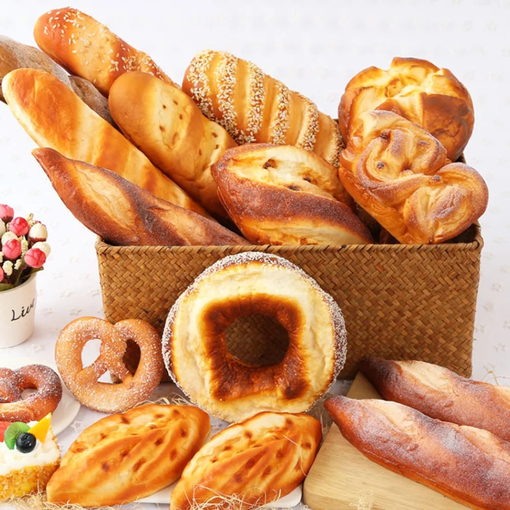 

Desserts Artificial Bread Cake Decor Photo Props Simulation Food Accessories Craft Bakery Scene Model