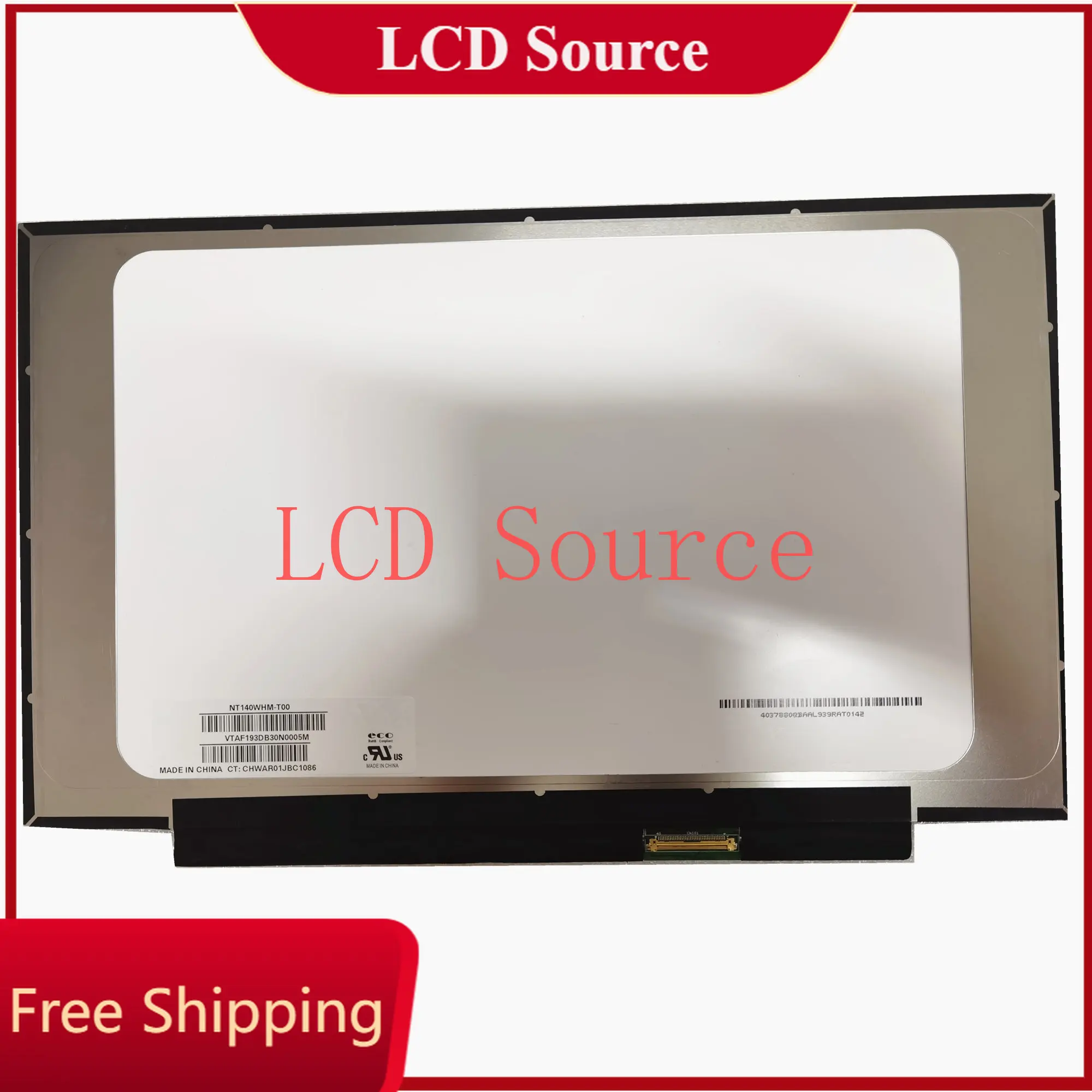 

NT140WHM-T00 14.0" WXGA LED LCD Screen Touch Digitizer Panel Matrix Display