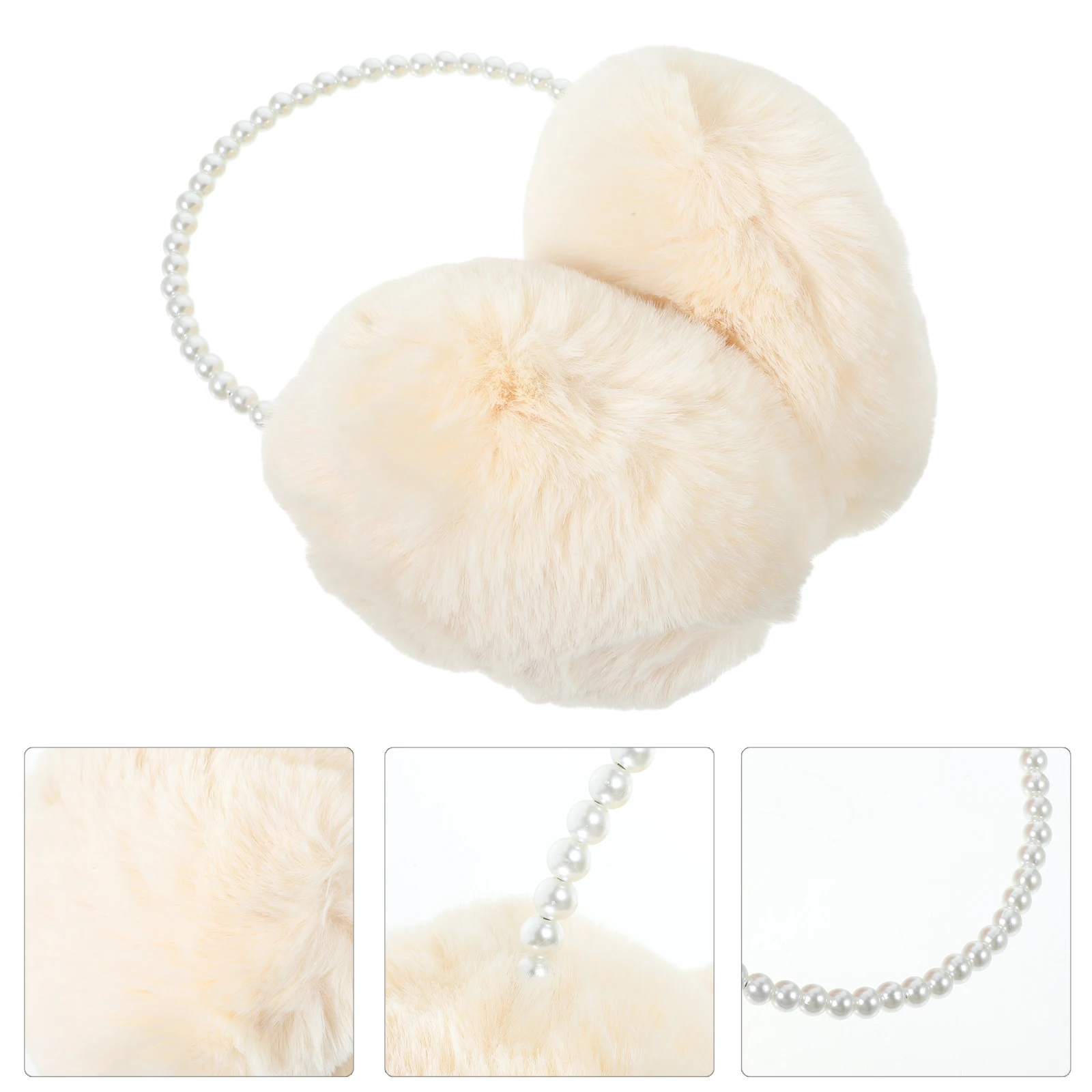 Adorabile per paraorecchie per ragazze, paraorecchie invernali con perle, design più caldo, paraorecchie invernale, paraorecchie alla moda