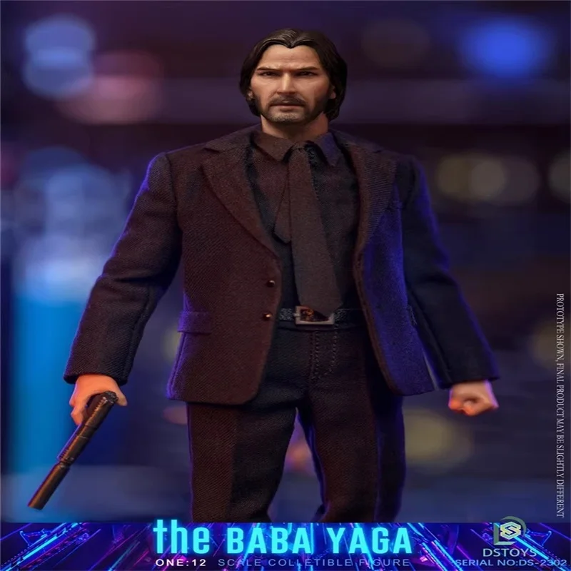 DSTOYS-figura de acción de soldado Keanu Reeves, DS-2302 1/12, juego completo de tallado de doble cabeza, 6 pulgadas, juguete en Stock