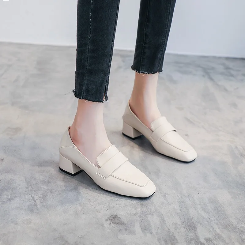 

New Women's Shoes Fashion Soft Leather Low Heel Loafers for Woman Exquisite Britain Casual Shoes Designer Shoes Zapatos De Mujer