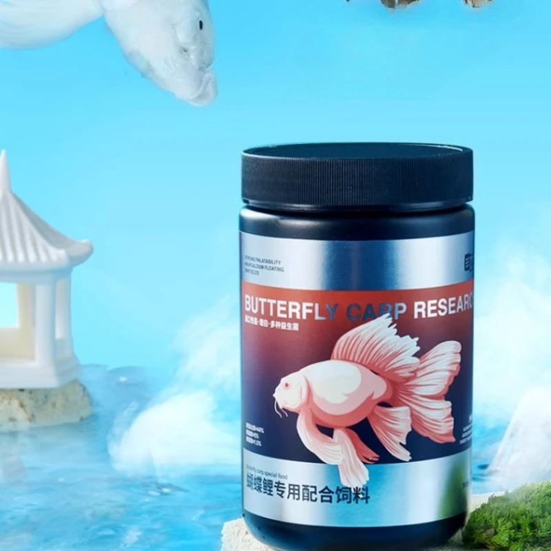 

Yee Premium Butterfly Koi Diet-Snow White Formula with Spirulina-Floating Pellets for Fin Elongation-Enhances Metallic Scales