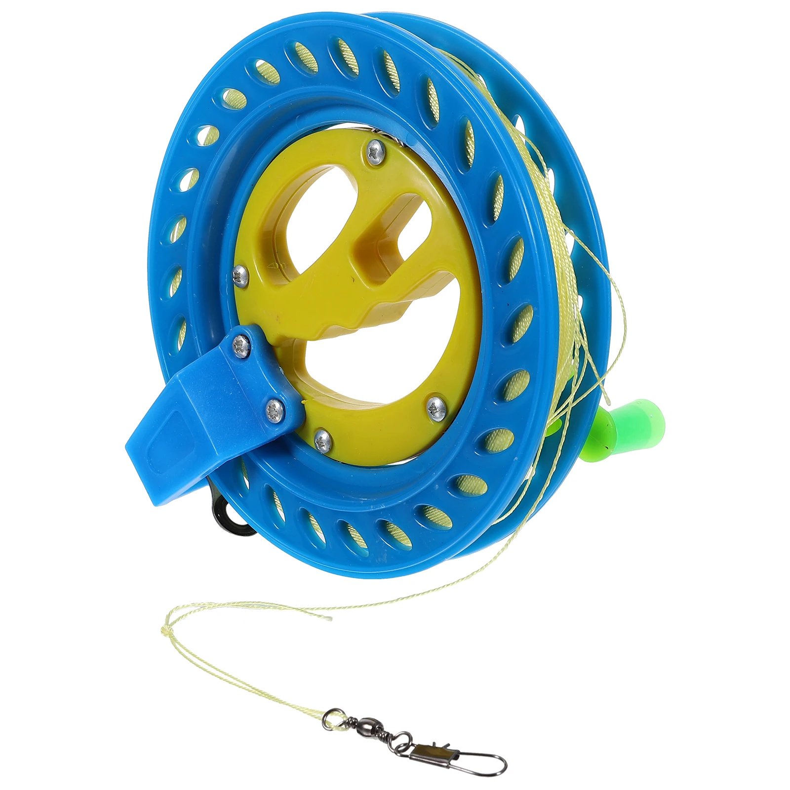 

1PC Plastic Kite Line Wheel Kite Wheel Winder Practical Kite Accessories Portable Kite Winding Wheel (Colored Crystal Steel Bead