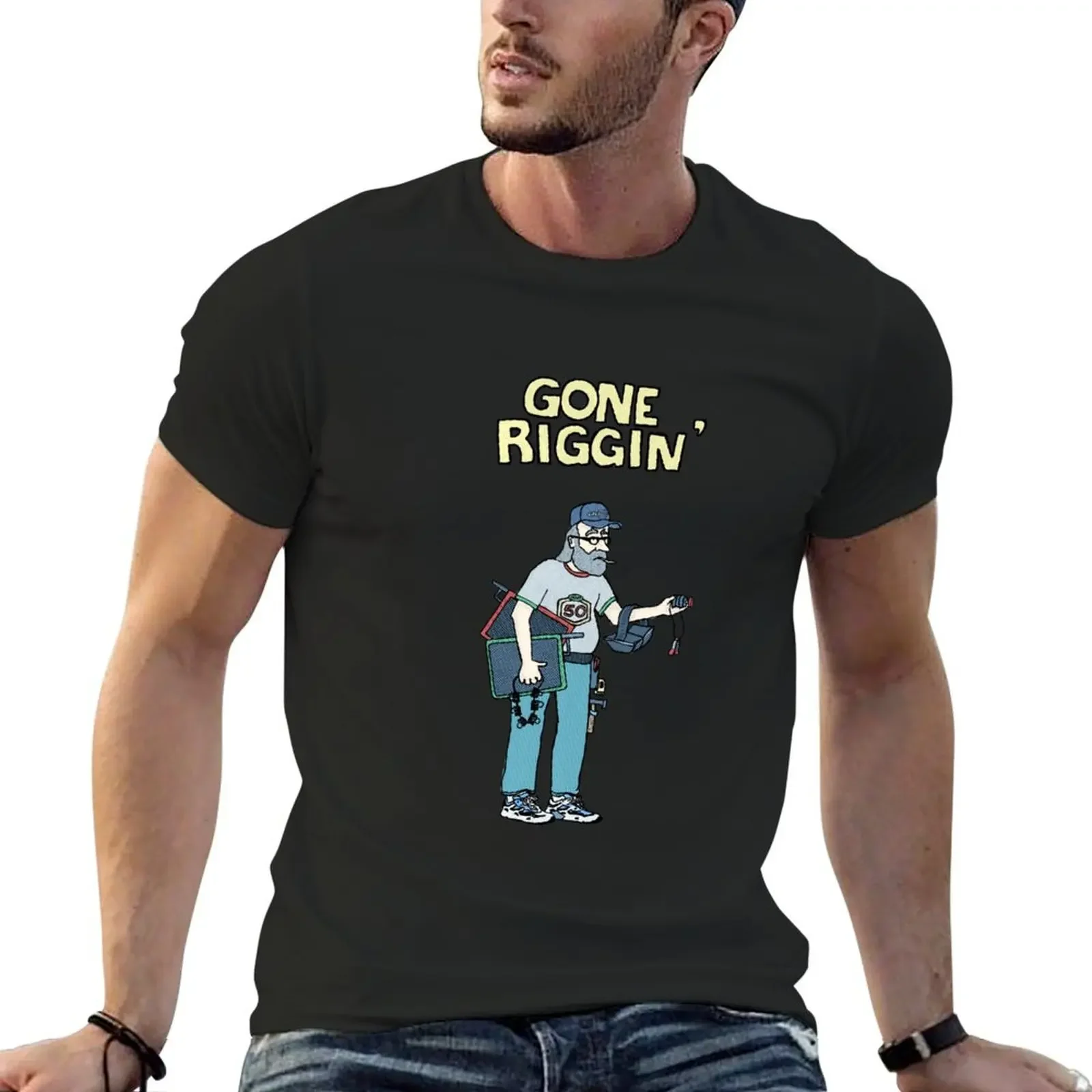 GONE RIGGIN’ T-Shirt oversized graphic tee cheap stuff fruit of the loom mens t shirts