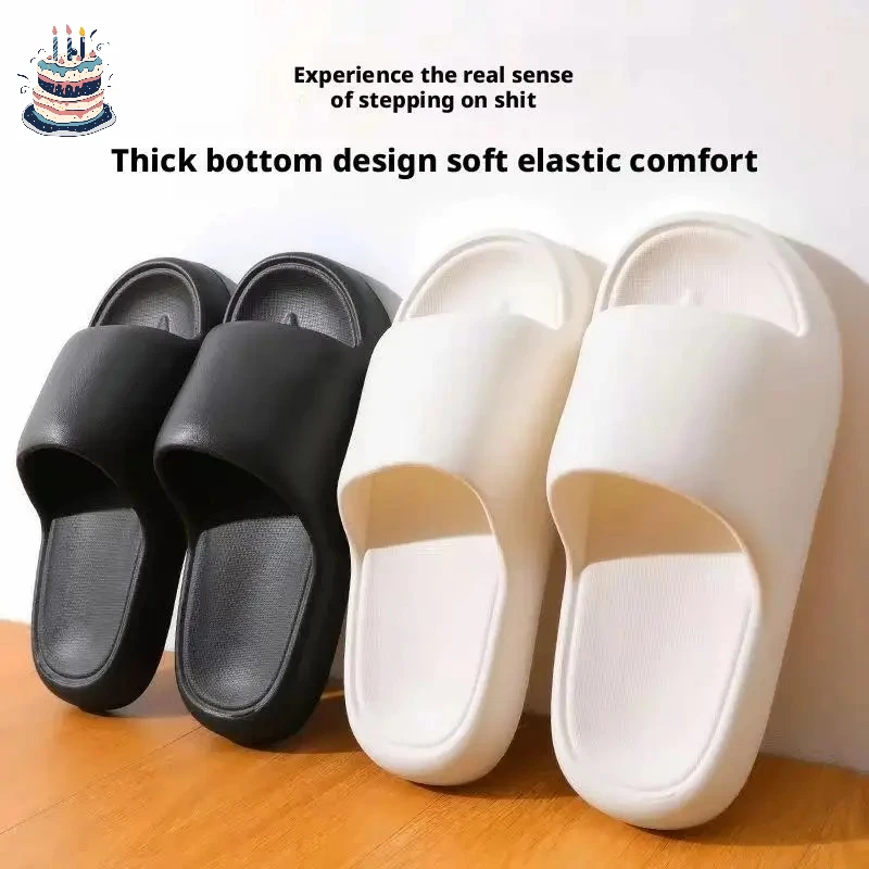

Summer Men's EVA Slippers Thick-Sole Slippers Women's Yeezy Style Breathable Comfort for Home/Outdoor Beach New