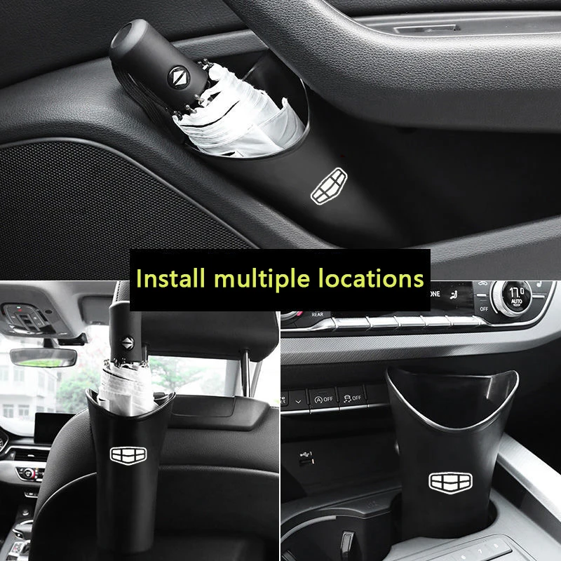 Аксессуары для интерьера автомобильный водонепроницаемый комплект зонтиков для Geely Binray EC7 EC8 GE GT EV8 EX7 Vision King Kong MK держатель зонтика для бассейна