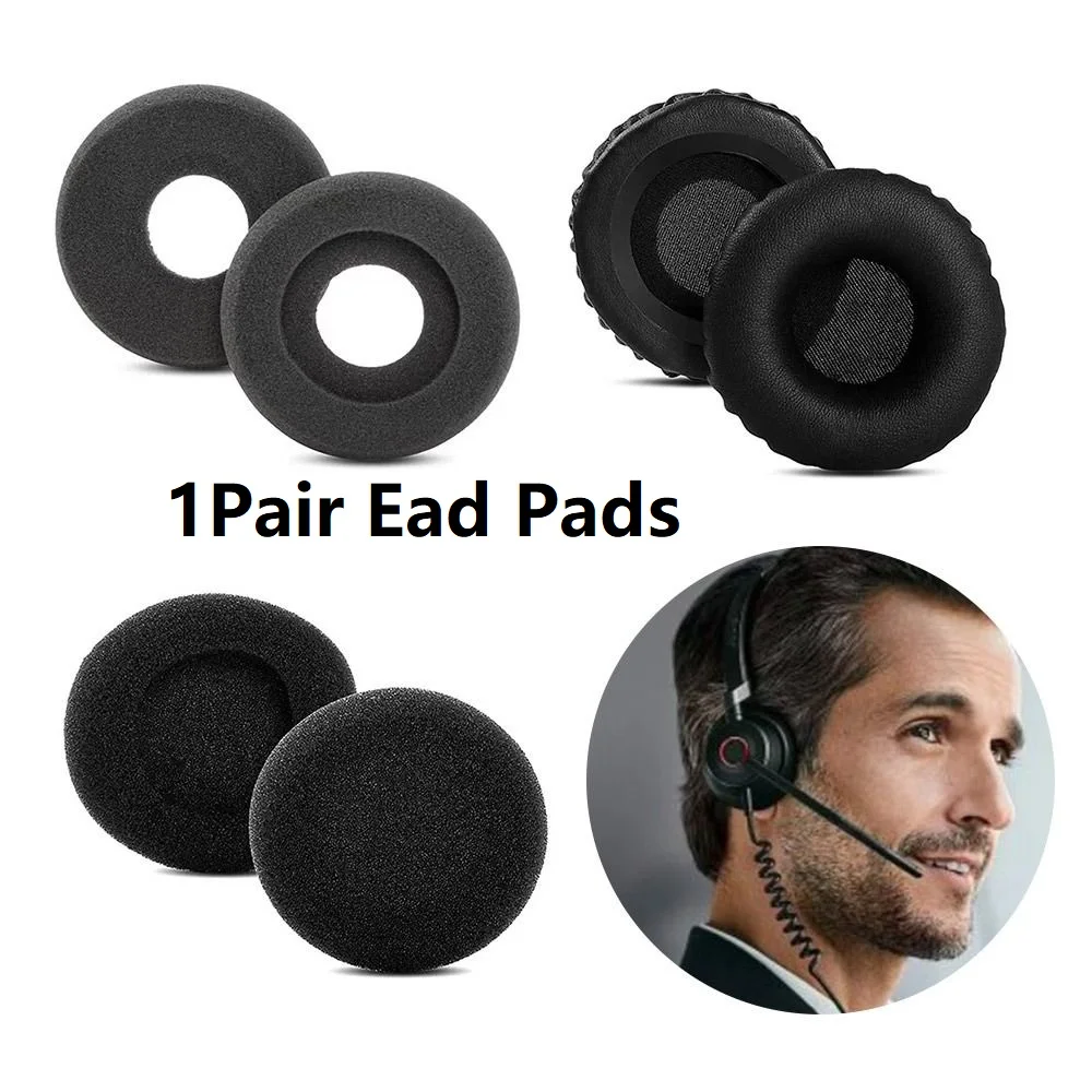 1 Pair Replacement foam Ear Pads pillow Cushion Cover  for Plantronics C3225 3220 320/3210 H251/261 Headphone Headset Ear Pads