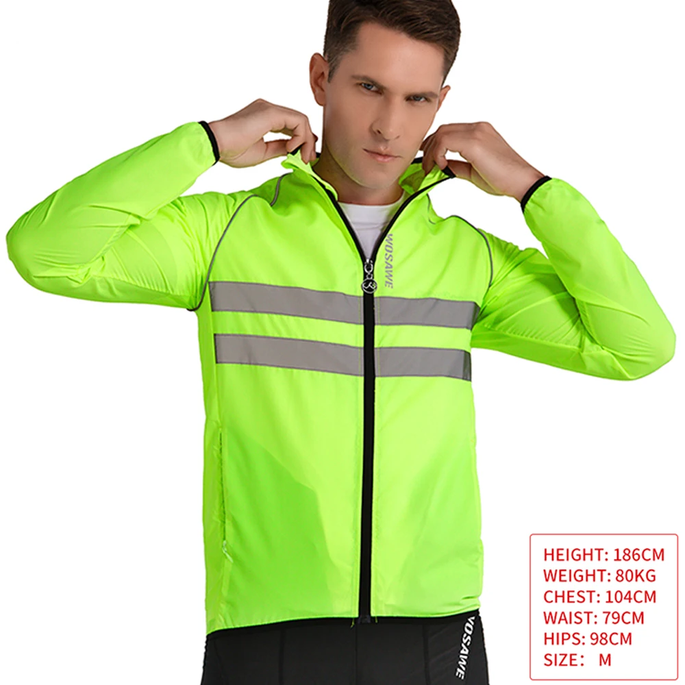 WOSAWE Men Cycling Windbreaker - đánh giá và giá Cycling Commuter Jacket