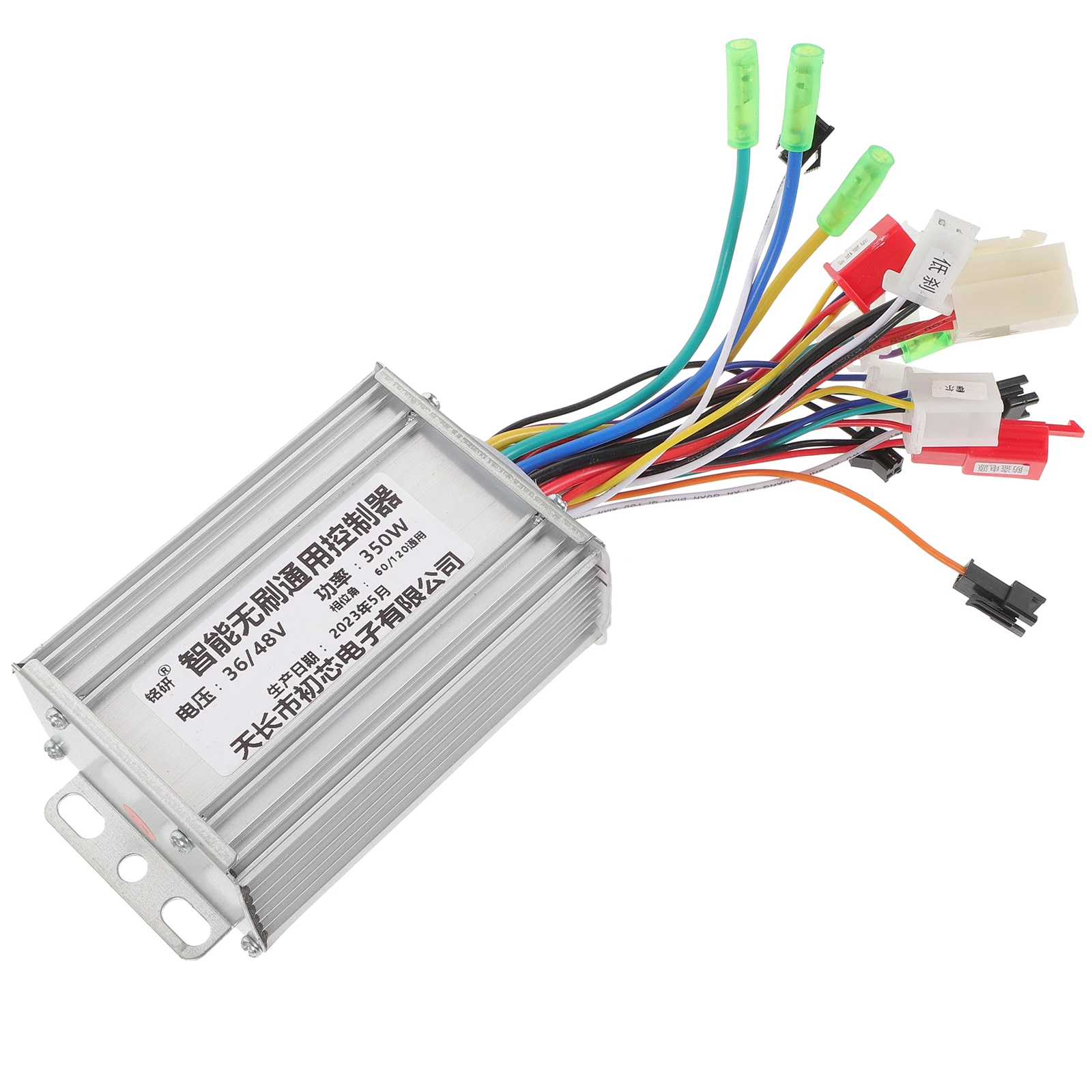 Electric Bike Controller 36 48V 350W Motor Speed Control for Scooter Bicycle Stable Performance Metal Design