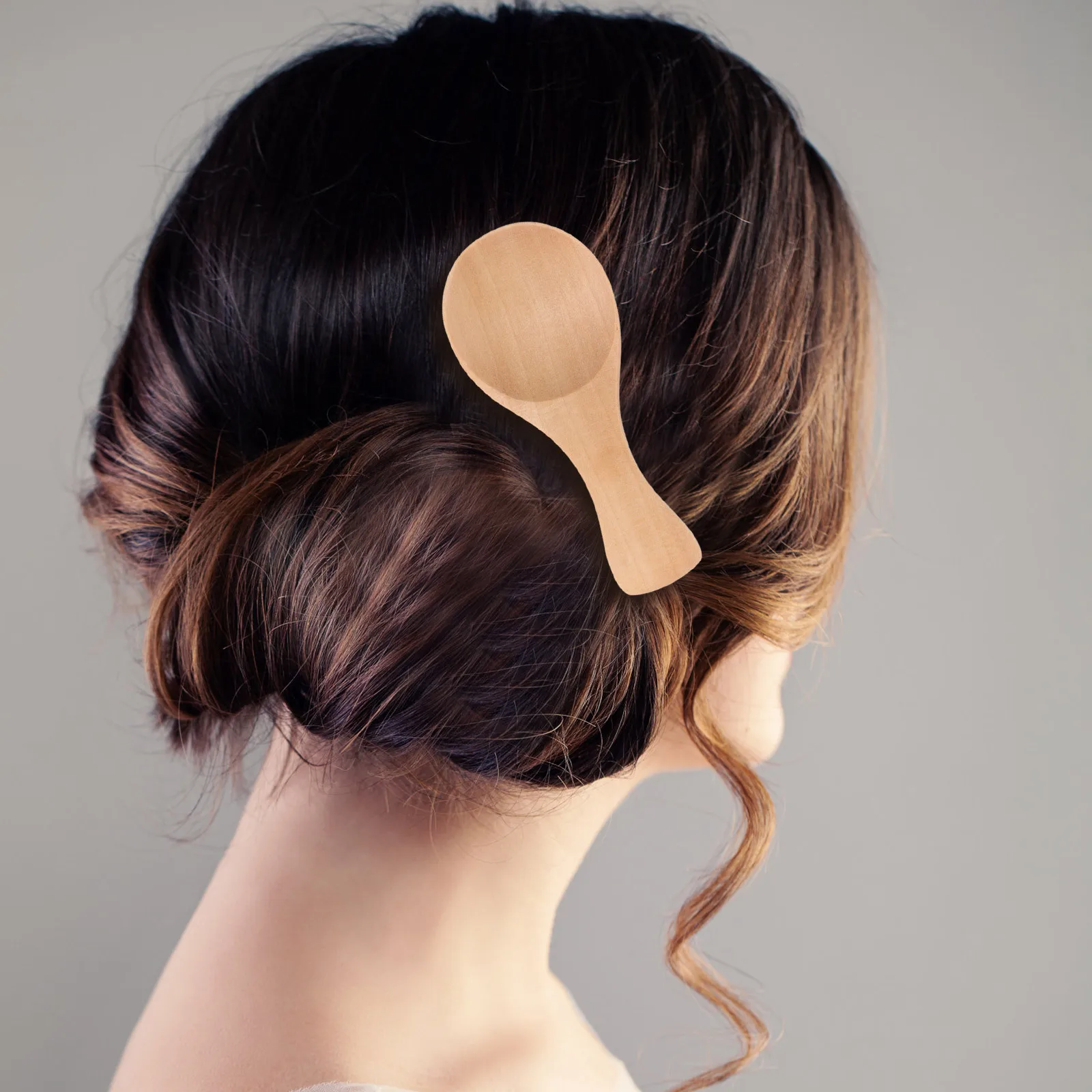 

2Pcs Wooden Spoon Hair Clips Creative Unique Vintage Hairpins for Parties Hair Accessories Cute Decorative Barrettes