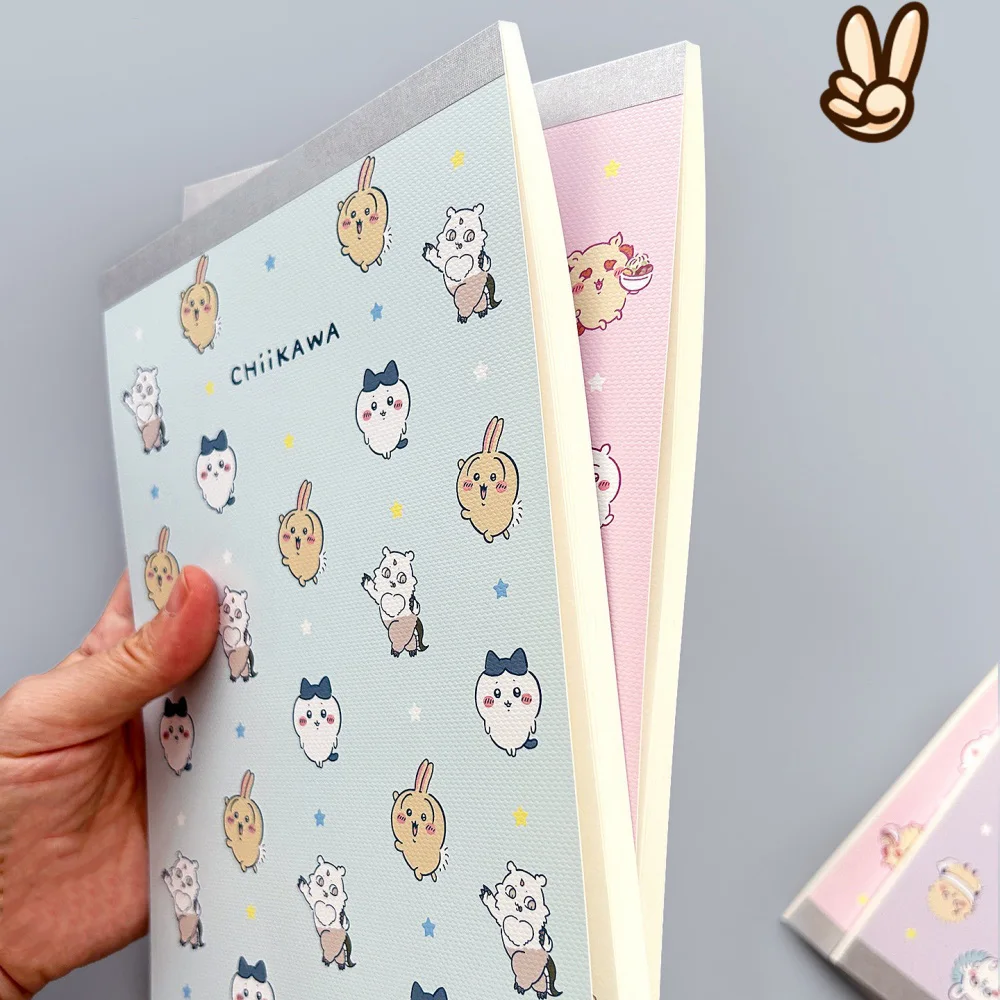 Genuine Chiikawa A5 Diary Hachiware Usagi Lined Notebooks Office Workbooks Cartoon Portable Planners School Stationery Prizes