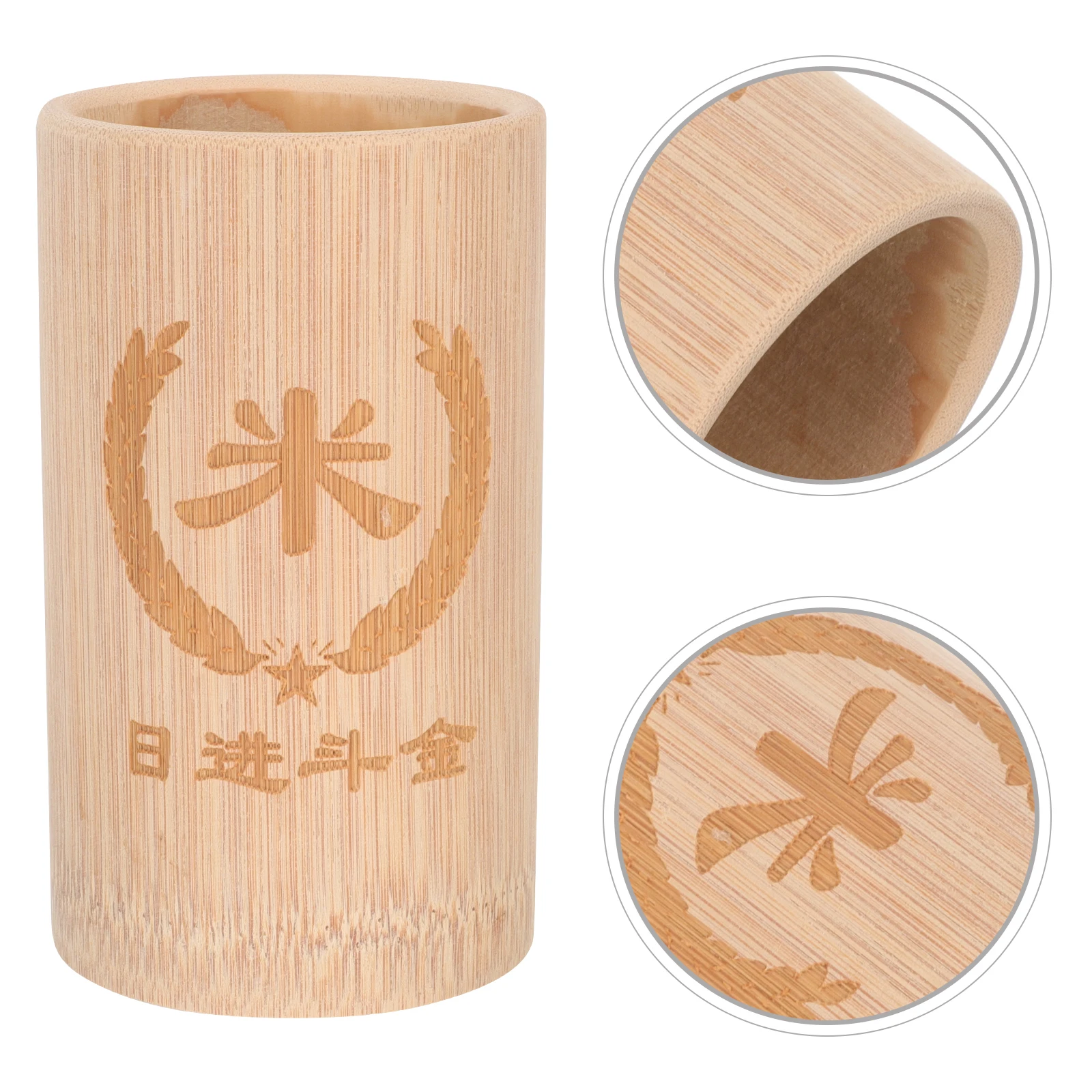 

Bamboo Measuring Cup Multipurpose Rice Scoop Lightweight Household Container For Kitchen Baking Powder Soda Beans Corn