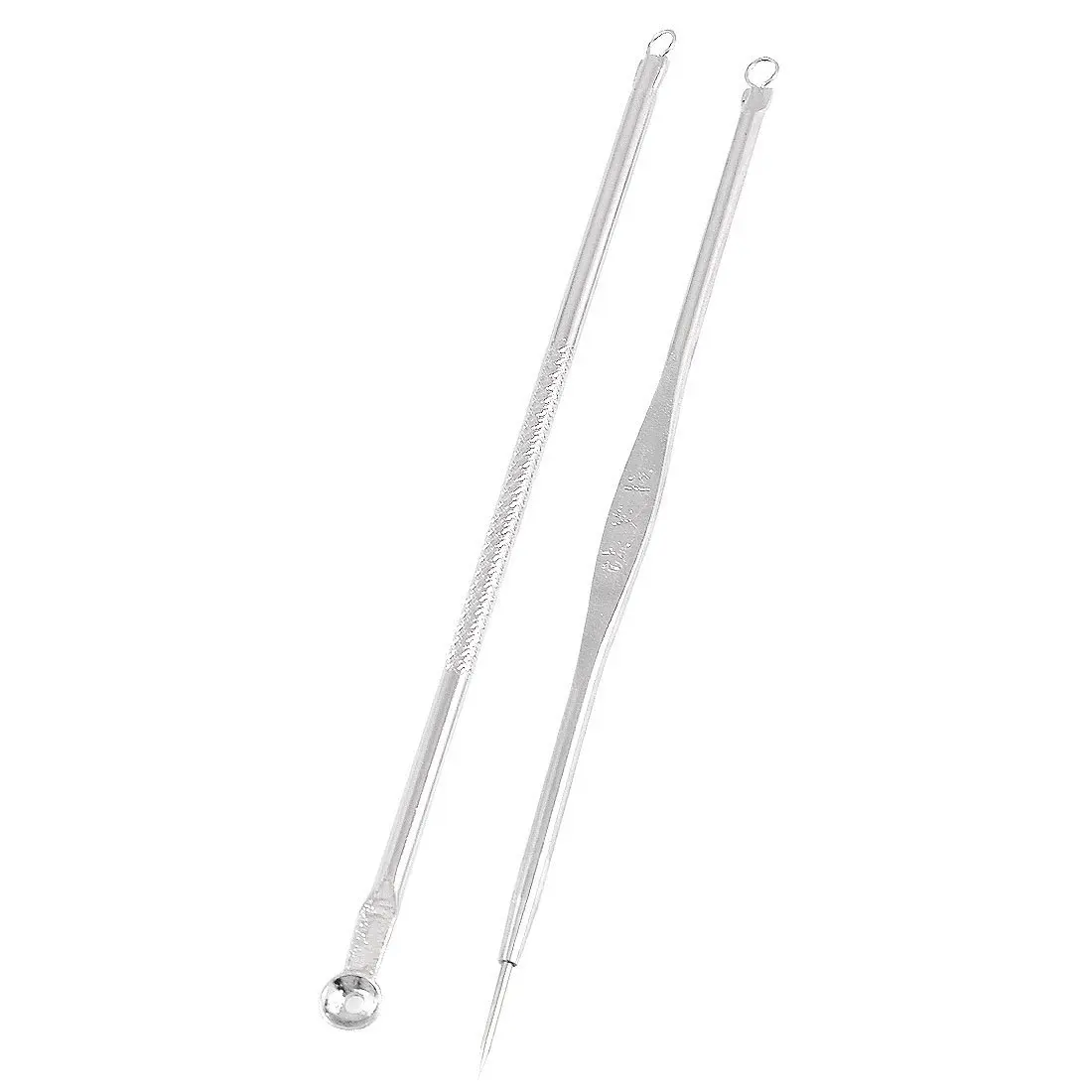 A83X-12 Cm Lange Gezichtsverzorging Mee-eter Acne Naald Remover Puistje Extractor 2 Stuks