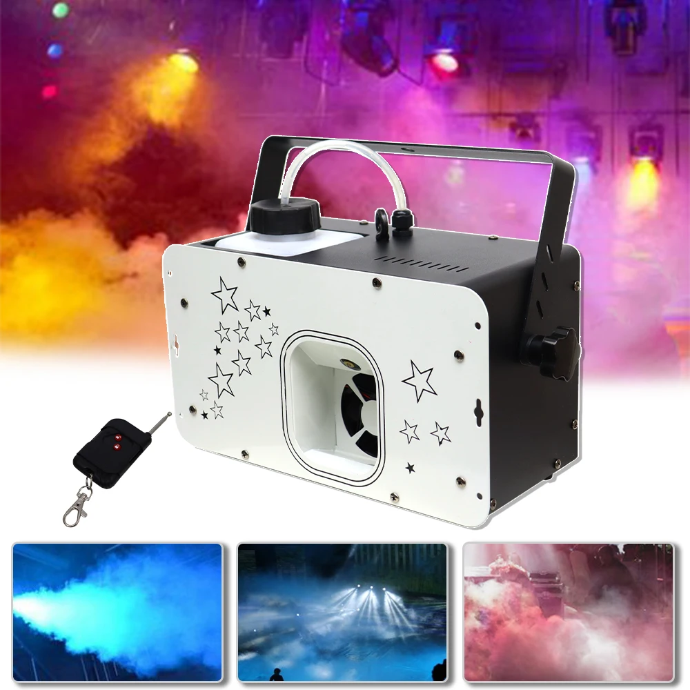 

New 800W Haze Fog Machine Mist Portable Smoke Machine Romote DMX Nightclub DJ Disco Wedding Home Party Stage Effect Equipment