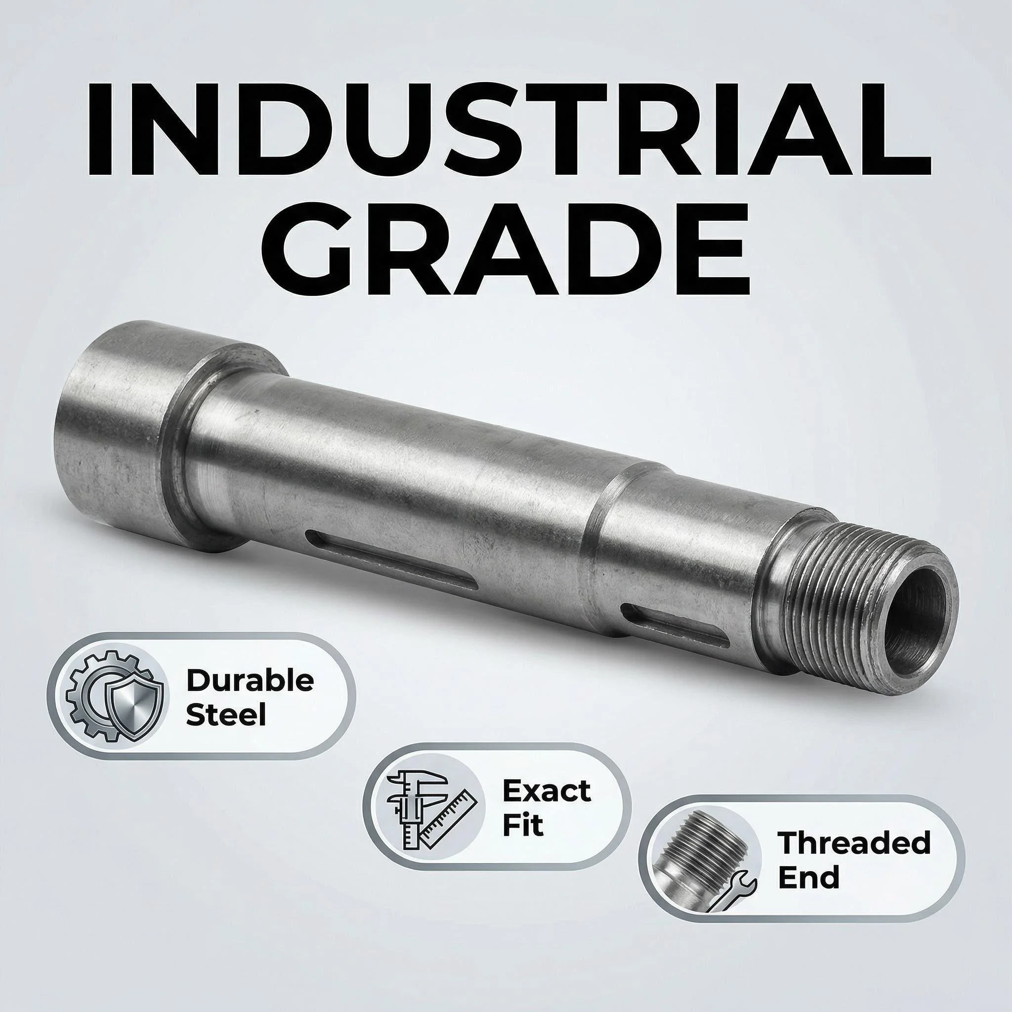 MT3 Milling Machine Spindle Precision Replacement MT3 Spindle for XJ9512 XD9512 4' X 18' 3/4 HP Mill Drill Parts