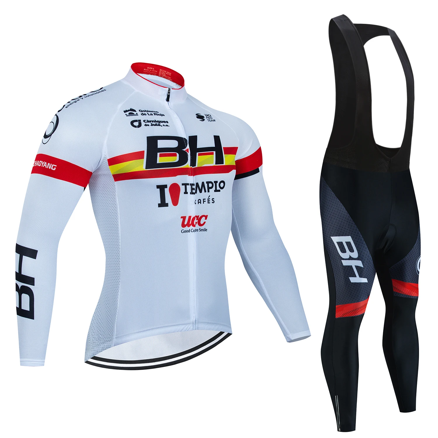

Long Sleeve Cycling Jersey Men Summer Equipment Man Set Suit Skinsuit Bicycle Clothing Clothes Pants Padding Road Bike Wear Bib