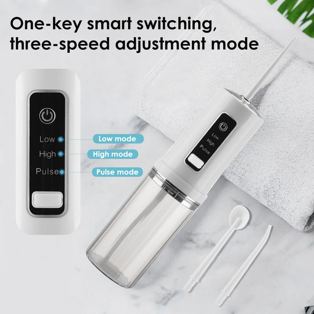 

Ирригатор для полости рта с USB-зарядкой, 230 мл