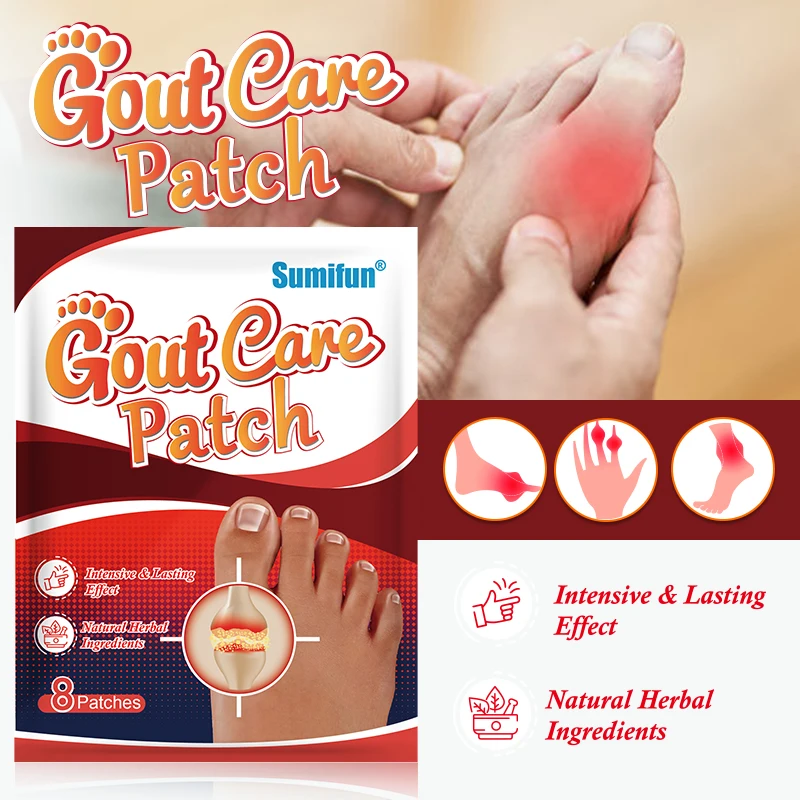 8/24/48pcs Foot Gout Treatment Patch Thumb Corrector Sticker Finger Hallux Toe Bunion Pain Relief Medical Plaster Health Care