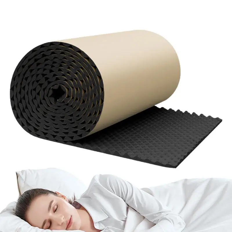 2M/1M Self Adhesive Sound Absorbing Panel Sound Pads Acoustic Panels Barrier for Car Studio Waterproof Sound Proof Padding