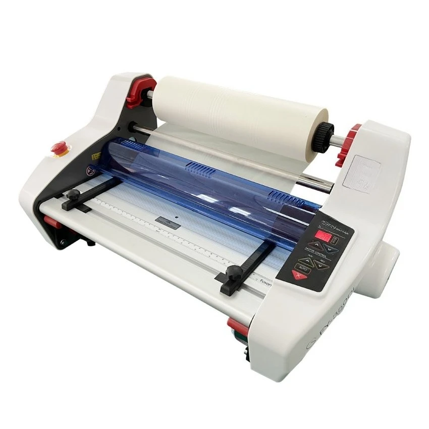 Small laminating machine FY-350DL double-sided hot melt adhesive laminating and rolling machine semi-automatic