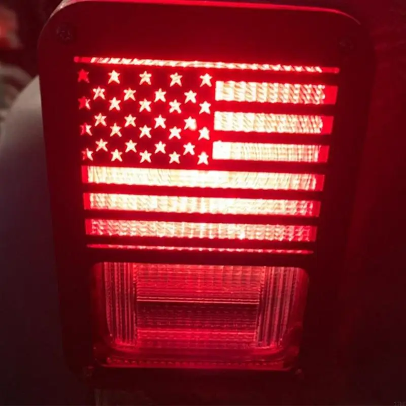 77HF ممارسة تركيب واقي الضوء الخلفي لسيارة الدفع الرباعي 2007 2018 يعزز الموضة الأمنية #2