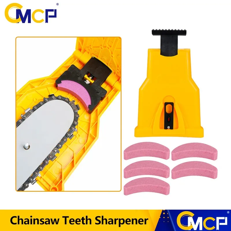 CMCP Chainsaw Teeth Sharpener chainsaw Portable Durable Easy Power Sharp Bar-Mount Fast Grinding Chainsaw Chain Sharpener Tools