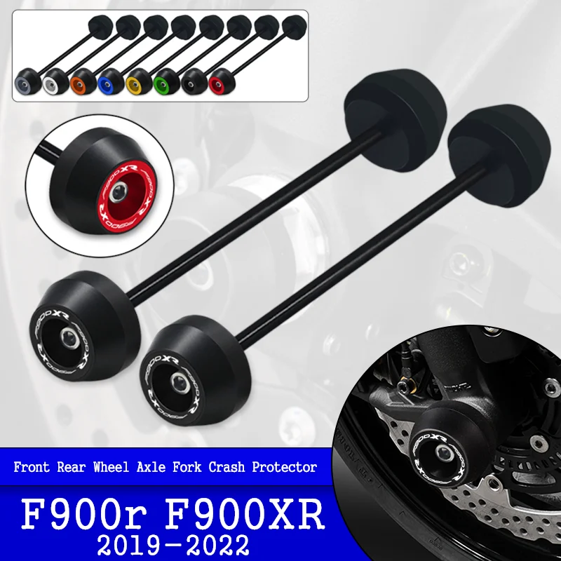 

New Front Rear Axle Fork Wheel Protector For BMW F900R F900XR F 900R 900XR F900 R/XR 2019-2022 Motorcycle Wheel Crash Slider Pad