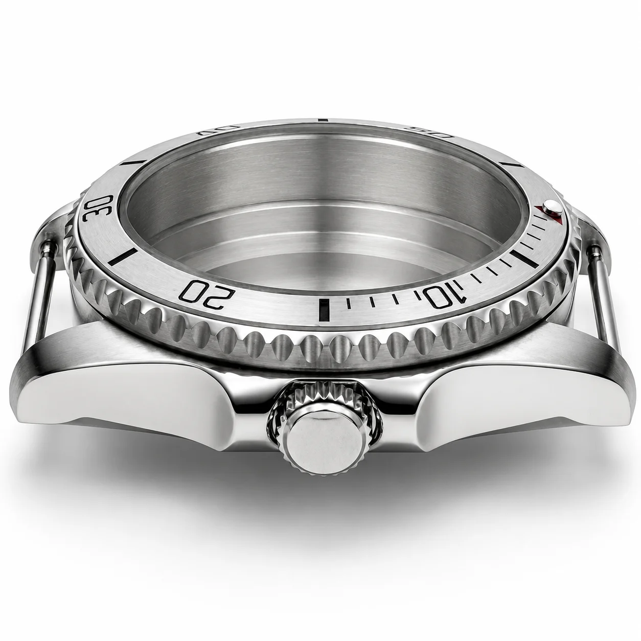 36mm Silver Watch Case Sapphire Glass Fit NH35 NH36 ETA2824 PT5000 Miyota 82 Series Movement Parts - view 4