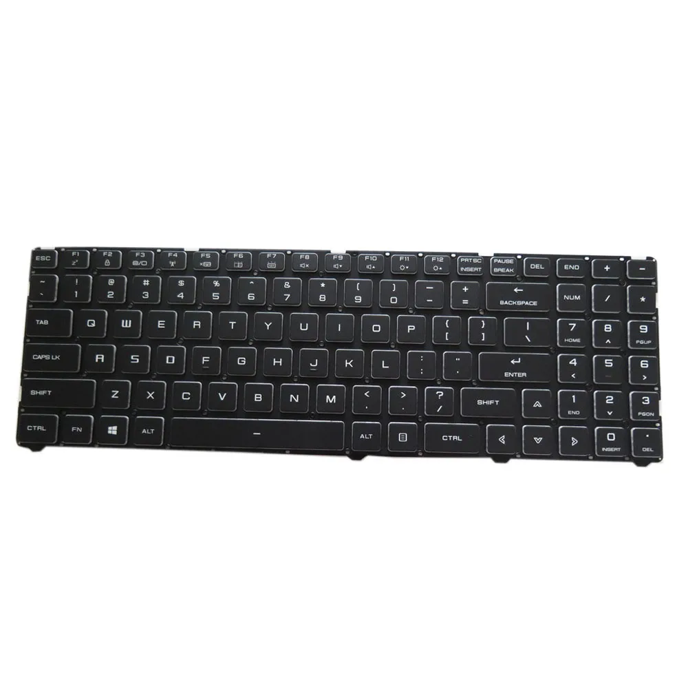 Laptop Backlit Keyboard For Gateway GWTN156-2 GWTN156-2BK GGNC51518 GGNC51518-BK GWTN156-3 GWTN156-3BK United States US Black