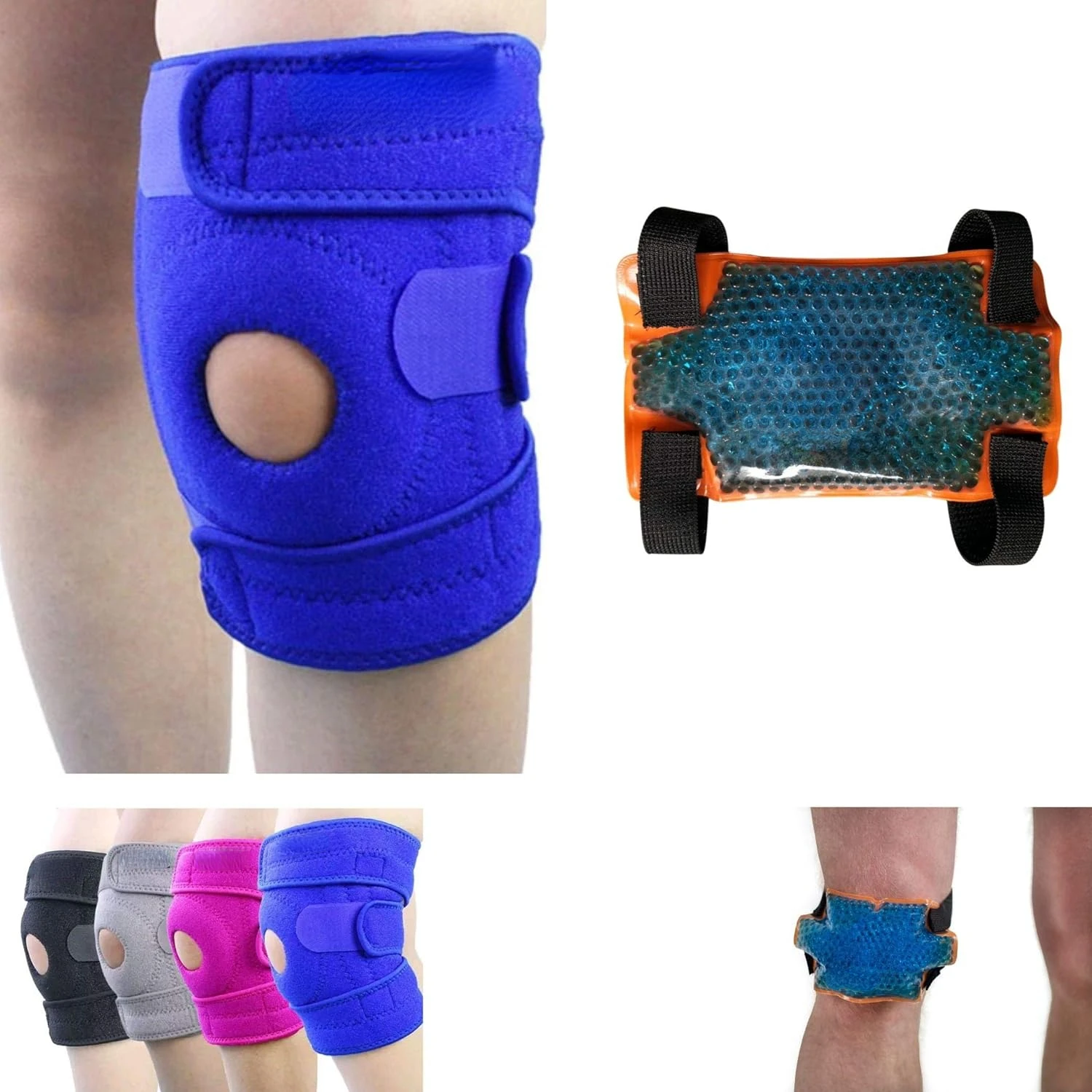 Comfortable and supportive Kid's Knee Brace with Hot and Cold Gel Pack for effective injury prevention and pain relief. Ideal ch