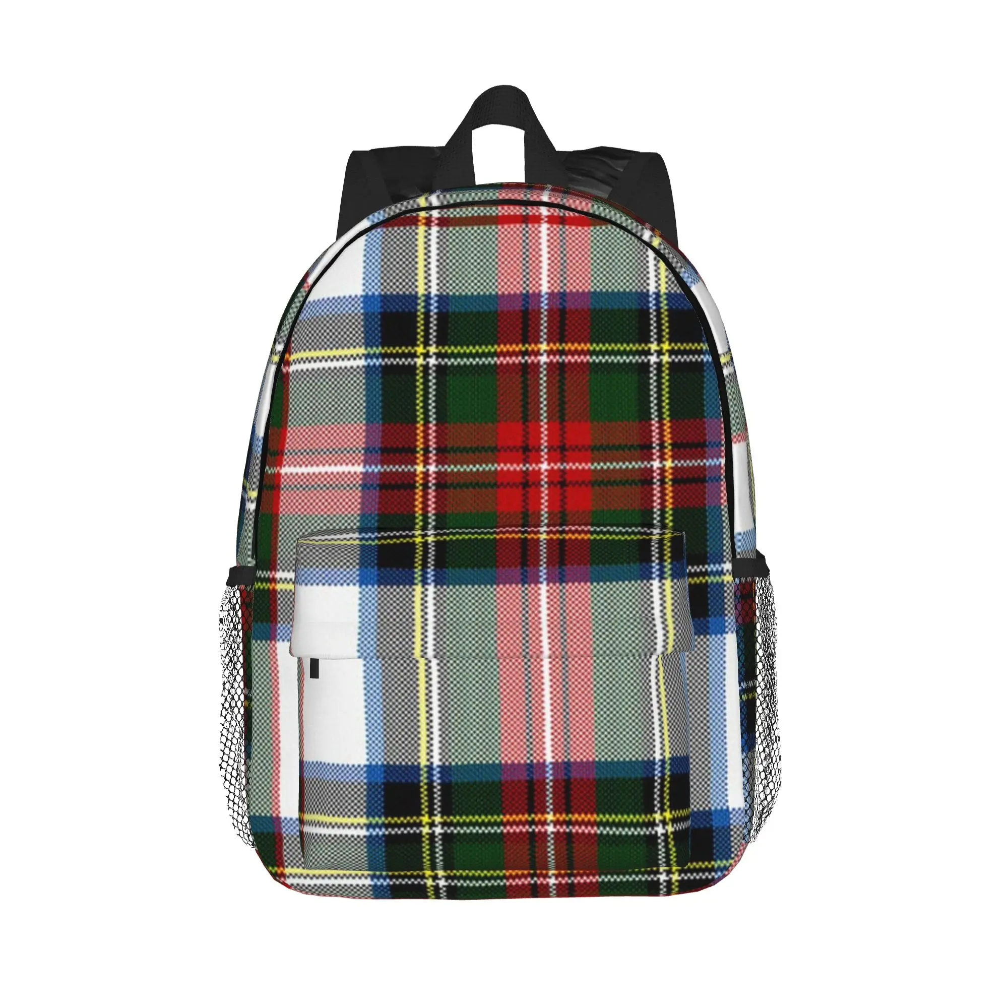 Clan Stewart Dress Tartan Plaid Pattern Backpack Hot Sale Daypack Boys Girls BookBag Shoulder Bags for Men Women School Bag