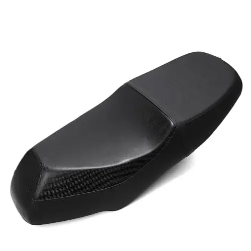 

Motorcycle Complete Drive Seat in High Resilience Sponge,PU Leather Material Compatible with Chinese GY6 125CC 150CC 4-Stroke