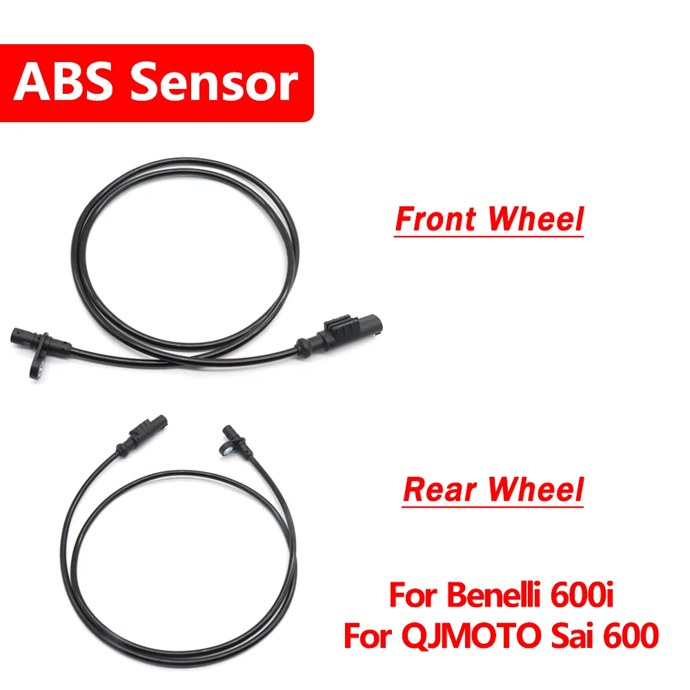 

For Benelli 600i QJMOTO Sai 600 Motorcycle Front Rear Wheel Signal ABS Wheel Speed Sensor Wire Sai 600 Spare Parts