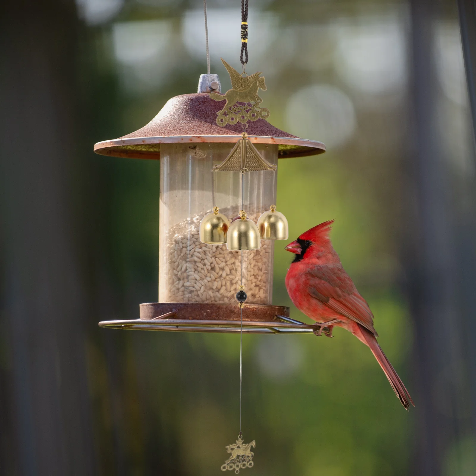 

Vintage Alloy Wind Chime Ornament with Intricate Metal Bell Design for Home Garden Patio Balcony Wall Hanging Decoration Outdoor