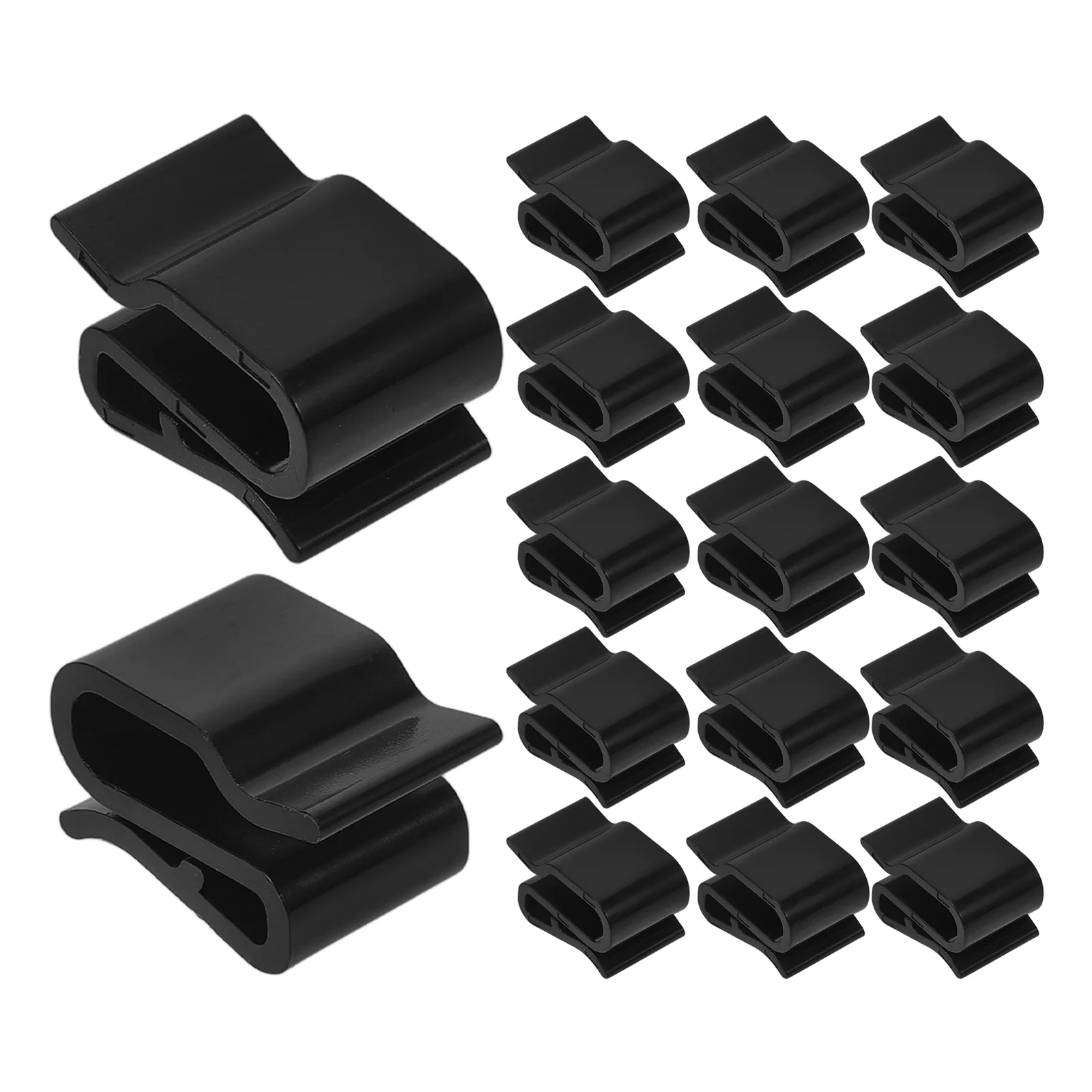 

50 Pcs Securing Clip Photovoltaic Panel Clamp Electric Wire Plastic Harness Clips