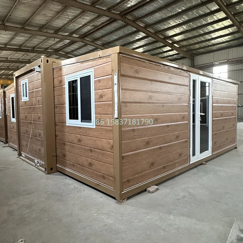 Prefabricated Tiny Home 20Ft 40Ft Expandable Container House Shipping Prefab Tiny House 3 4 5 Bedroom Easily Assembled Container