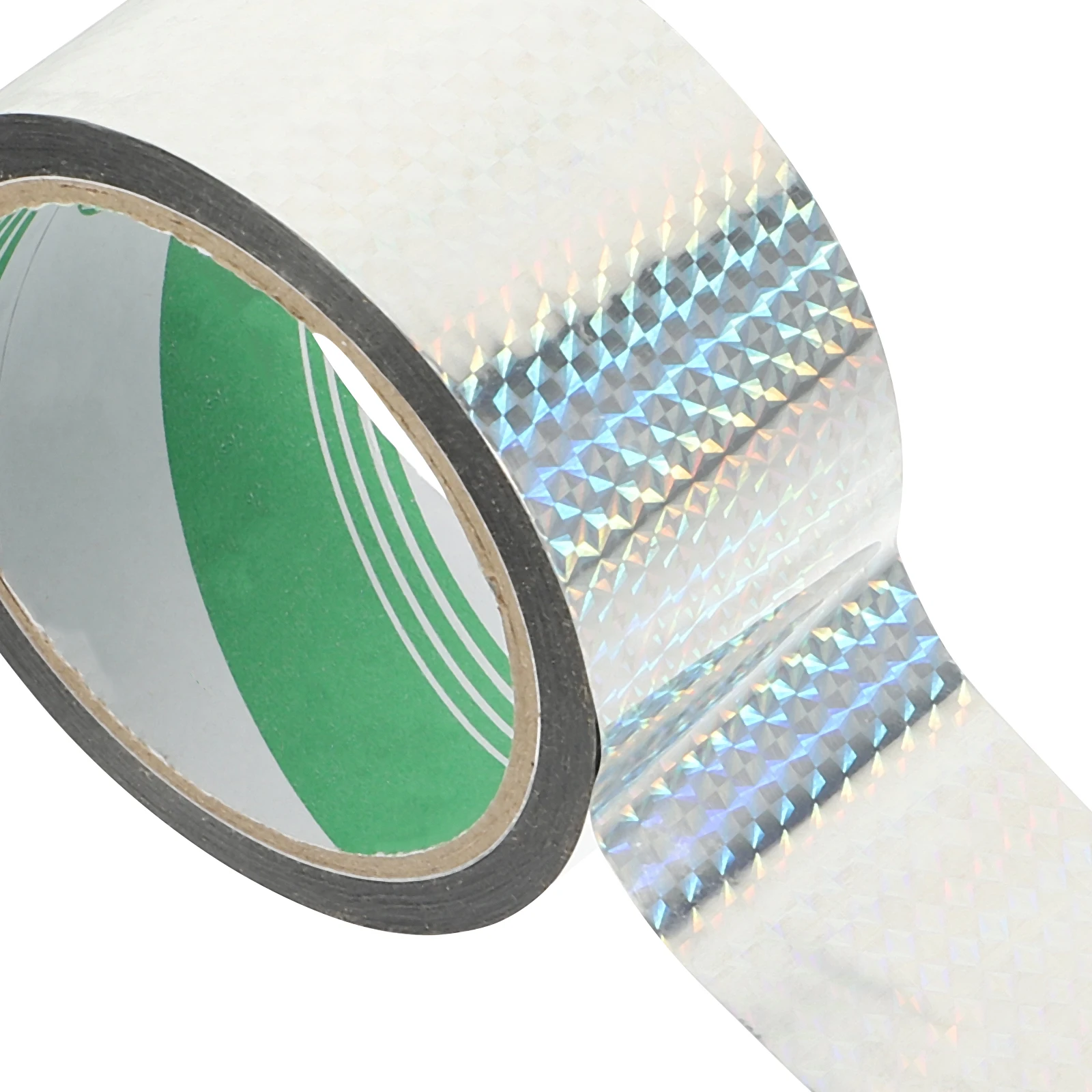 2pcs Reflective Tape 5.0cm 50m Prism Gift Packing Tapes DIY Decorative Multi function Craft Bopp Stickers