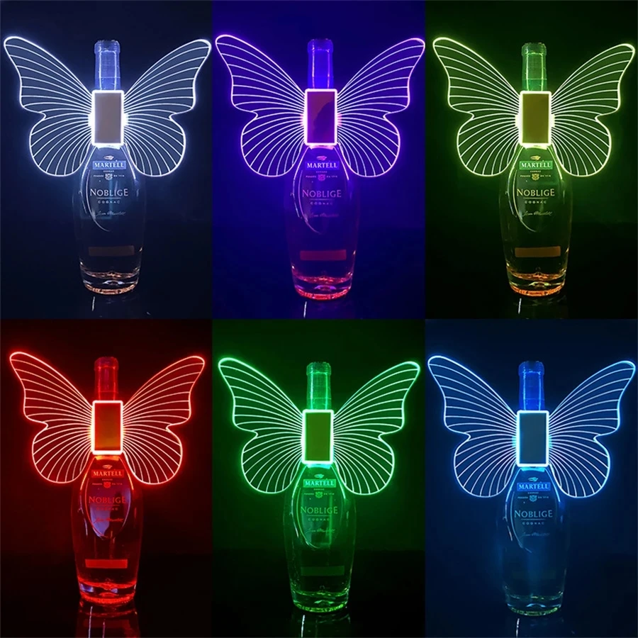 Chargeable Led Bar Strobe Baton Disco KTV Flashing Stick Light Champagne Wine Bottle Stopper Service Sparkler For Party Wedding