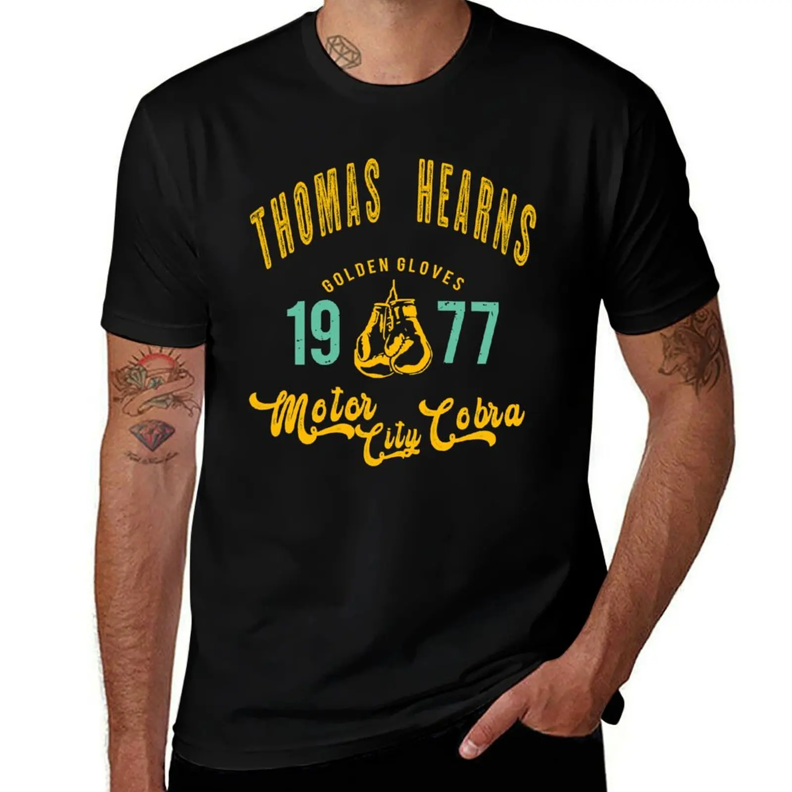 Motor City Cobra Thomas Hearns T-Shirt T-shirts oversize custom t-shirts shirts graphic tees men graphic t shirts