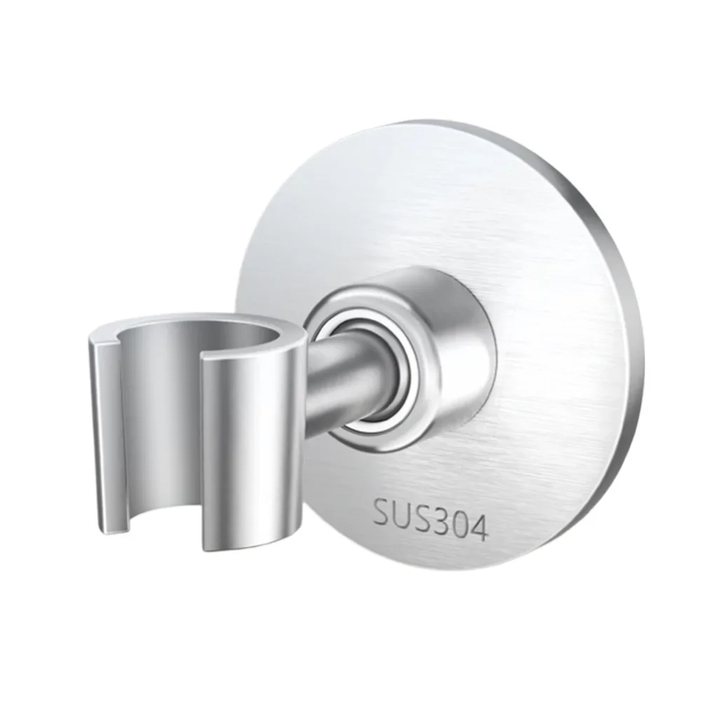 Adjustable Shower Head HolderStainless Steel Shower Bracket Fixed Shower Head Hanger Without Punching  Fixed Base Bracket