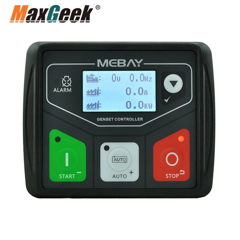 

Maxgeek MEBAY DC30D Genset Controller Generator Controller Generator Control Module with 1.8" LCD Display