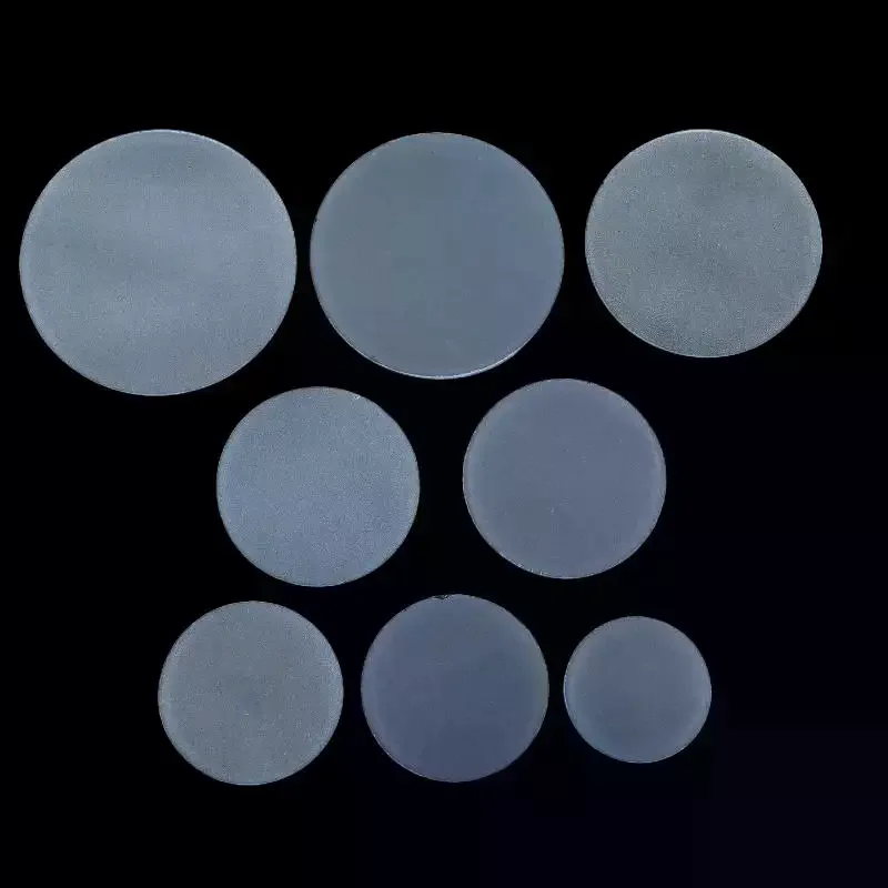 5PCS Matte Glass Round Flat Semitransparent Frosted Glass Lampshade For LED Lamp Down Light Flashlight