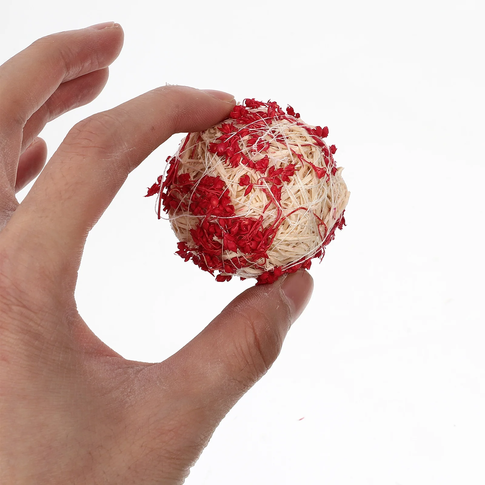 

15pcs Rattan Balls Decorative Diy Ornaments For Home Party Wedding Centerpiece Bowl Fillers Photography Props Vase Decor Party