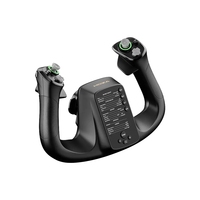 .new MOZA MFY YOKE Authentic Design Professional Simulation High-Strength Materials Supports 34 Configurable Inputs