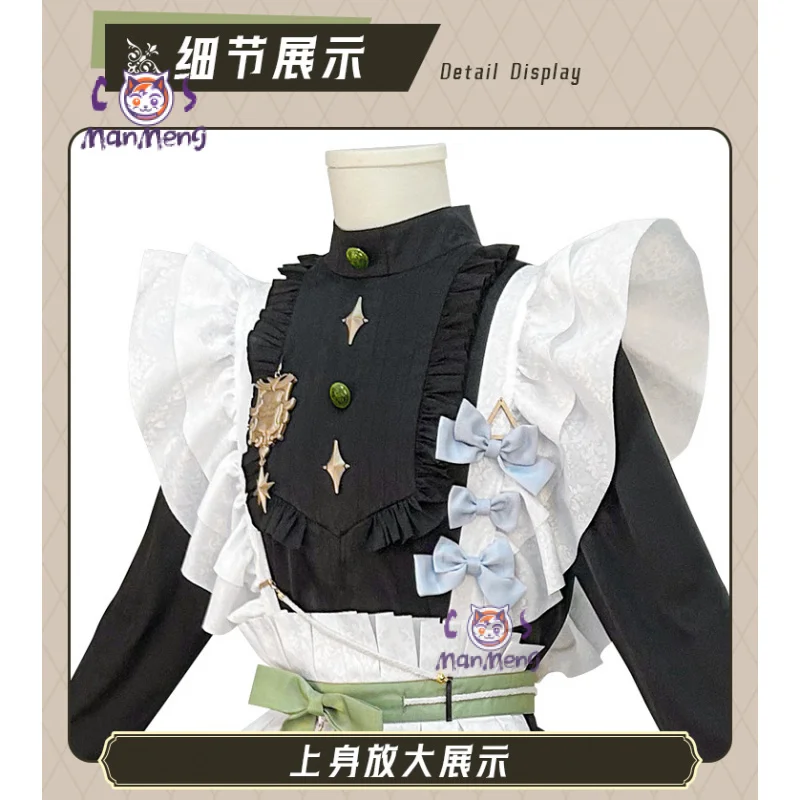 Nu: Carnival Olivine costume cosplay Dolce cameriera vestito Halloween Lolita accessori uniformi prop donna uomo set olivina