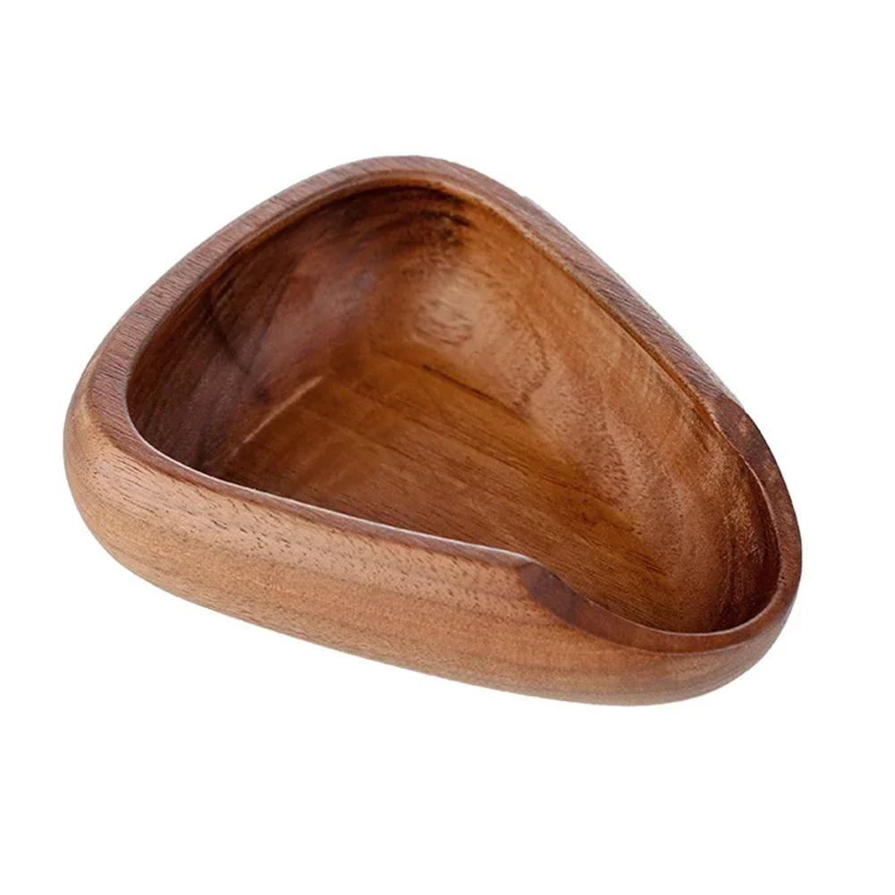 Wooden Coffee Bean Bowl Wooden Dosing Vessel Coffee Powder Dosing Bowl Coffee Cupping Tray Household Kitchen Coffee Supplies