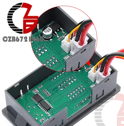 Imagem -05 - Voltímetro Digital e Amperímetro Medidor de Potência Wattímetro Tensão Corrente Tester Detector Dígitos dc 0100v 10a 1000w Dc730